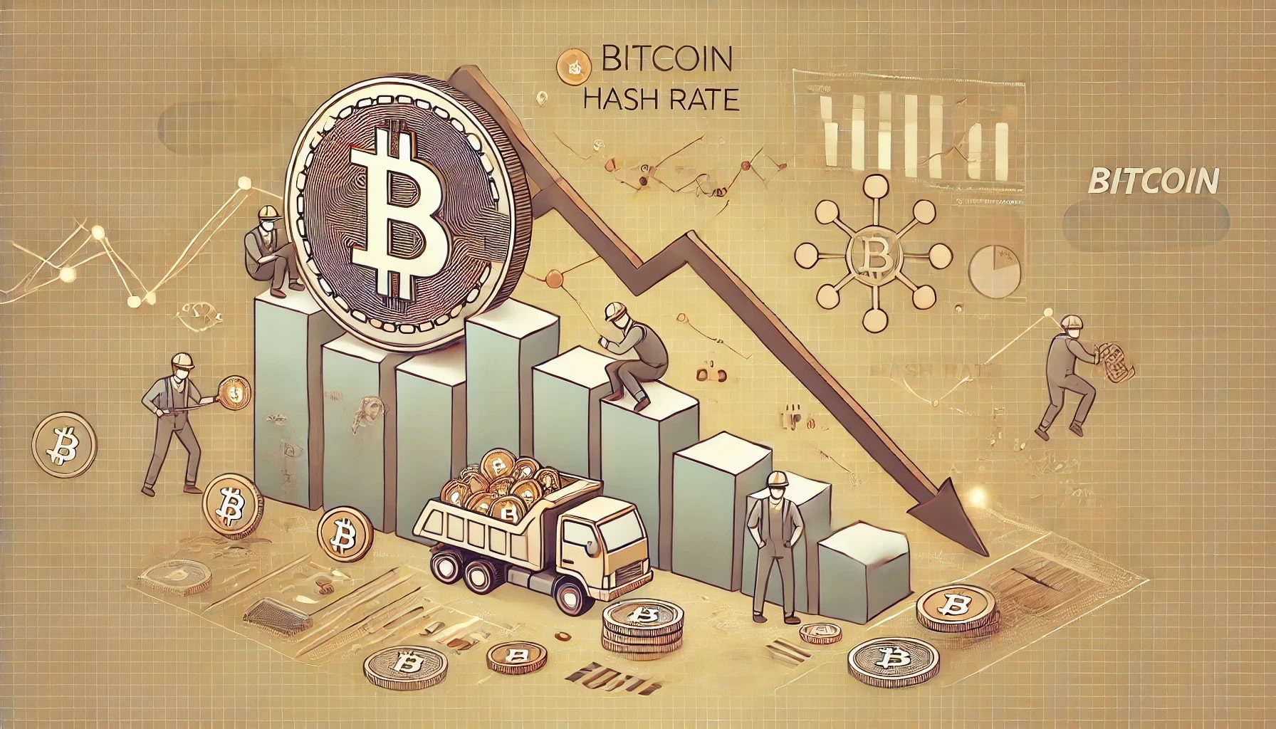 Hash rate Bitcoin: Πτώση, Ενδείξεις και Προοπτικές 10/07/24