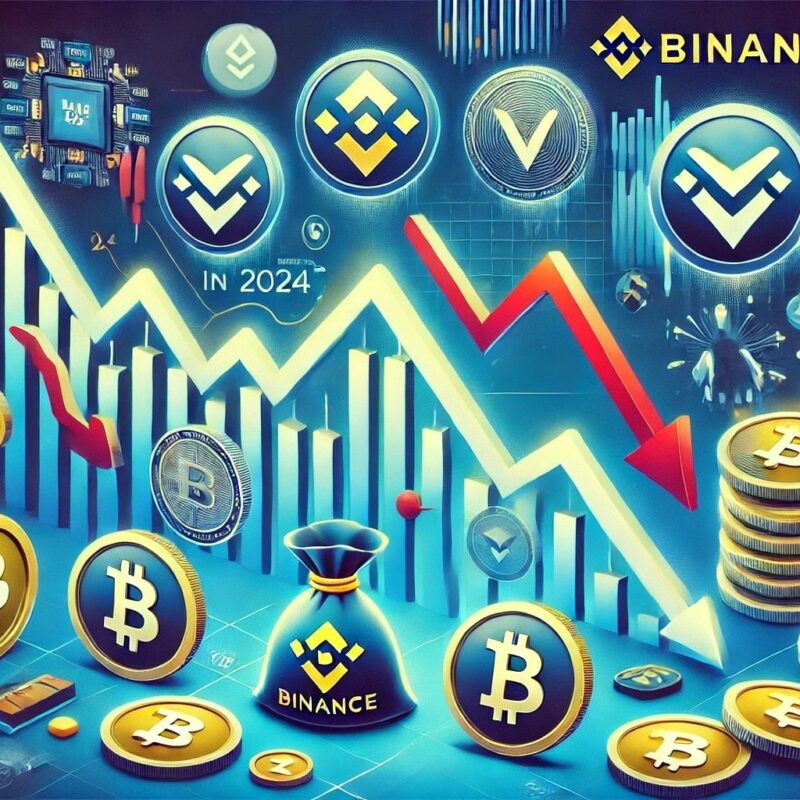 significant losses experienced by tokens listed on Binance