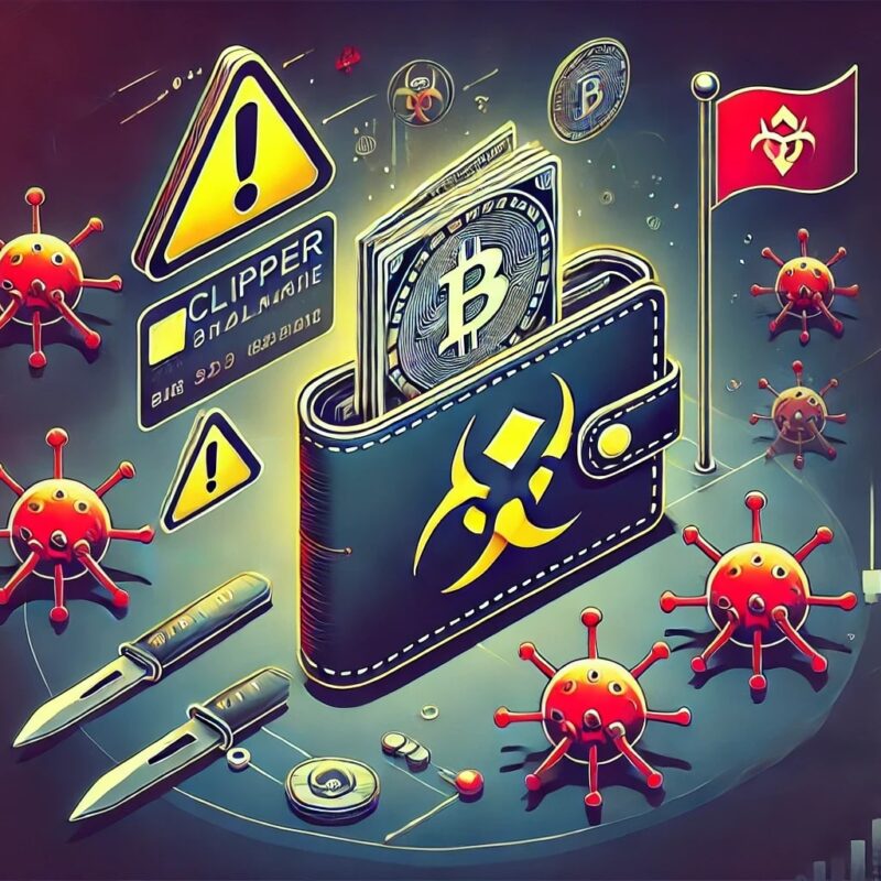 Clipper malware targeting cryptocurrency users