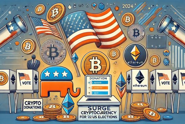 surge of cryptocurrency donations for the 2024 US elections